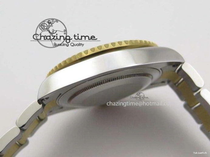 Black A2836 LN YG Submariner SS Bracelet Markers on Dial Diamonds 116613 0418